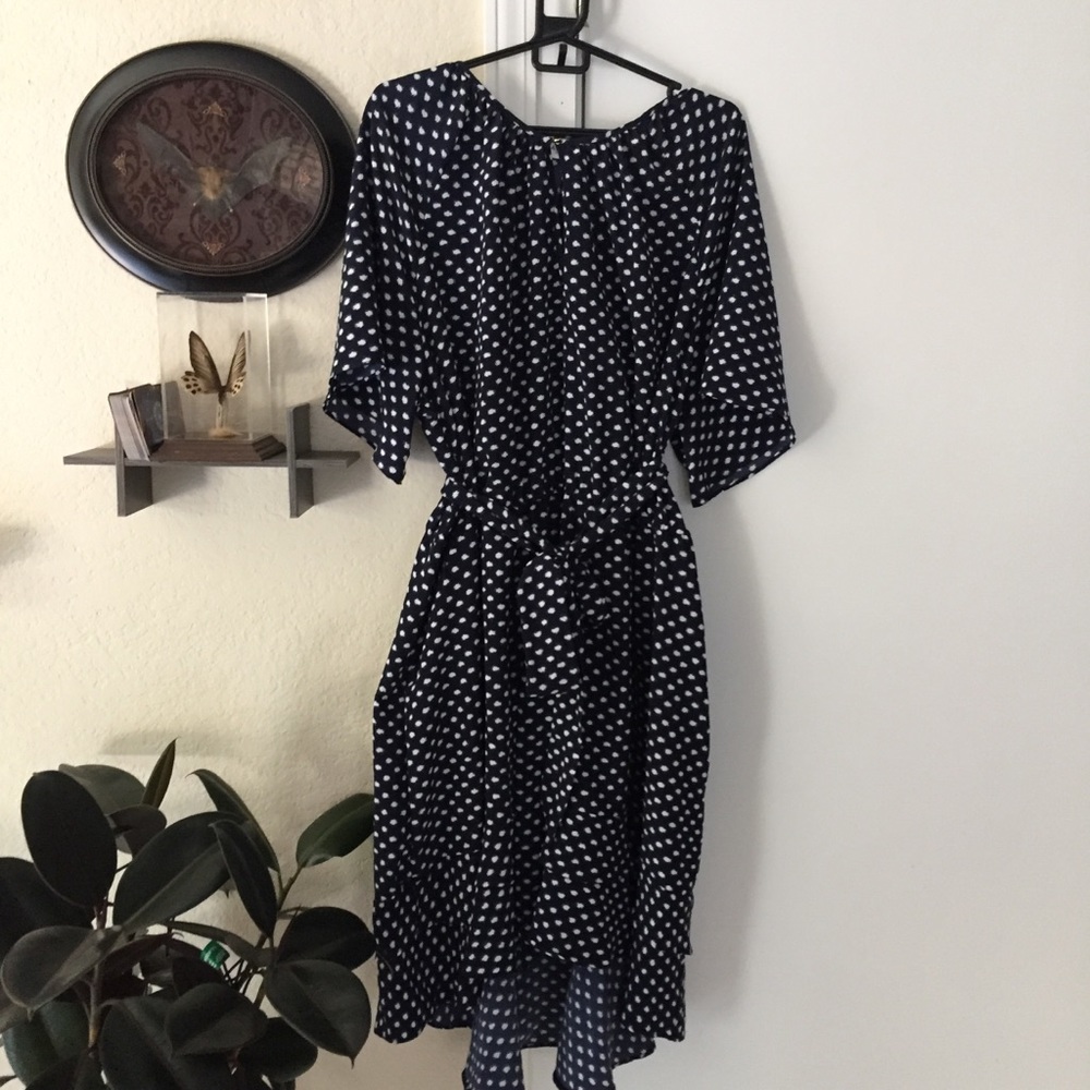 Full skirt high-lo dress